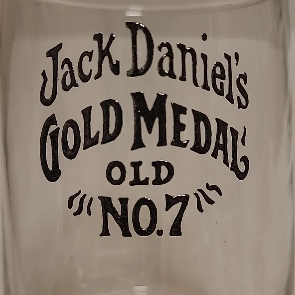 Pair of Jack Daniels Gold Medal No.7 Whiskey Glasses